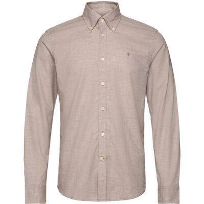 Morris Watts Flannel Shirt-Slim Fit XS KHAKI XS Morris Watts Flannel Shirt-Slim Fit XS KHAKI XS