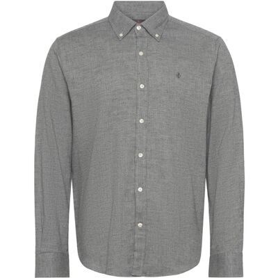 Morris Flannel Donegal Shirt-Slim Fit XXL GREY XXL Morris Flannel Donegal Shirt-Slim Fit XXL GREY XXL