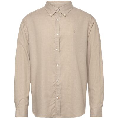 Morris Soft Check Flannel-Slim Fit XXXL KHAKI XXXL Morris Soft Check Flannel-Slim Fit XXXL KHAKI XXXL