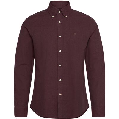 Morris Watts Flannel Shirt-Slim Fit XXL WINE RED XXL Morris Watts Flannel Shirt-Slim Fit XXL WINE RED XXL