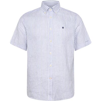 Morris Douglas Linen Shirt Ss-Classic Fit M LIGHT BLUE M Morris Douglas Linen Shirt Ss-Classic Fit M LIGHT BLUE M