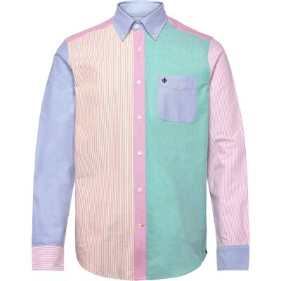 Morris Oxford Mix Shirt-Classic Fit S BLUE S Morris Oxford Mix Shirt-Classic Fit S BLUE S