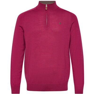Morris Merino John Zip S CERISE S Morris Merino John Zip S CERISE S