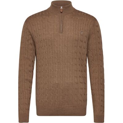 Morris Merino Cable John Zip XXL CAMEL XXL Morris Merino Cable John Zip XXL CAMEL XXL