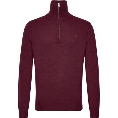 Morris Hertford Half Zip XXXL WINE RED XXXL Morris Hertford Half Zip XXXL WINE RED XXXL