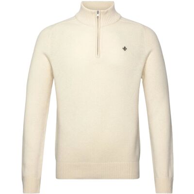 Morris New Hertford Half Zip XL OFF WHITE XL Morris New Hertford Half Zip XL OFF WHITE XL