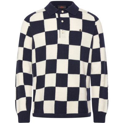 Morris Graham Knitted Rugger XL NAVY XL Morris Graham Knitted Rugger XL NAVY XL