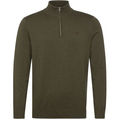 Morris Brian Half Zip M OLIVE M Morris Brian Half Zip M OLIVE M