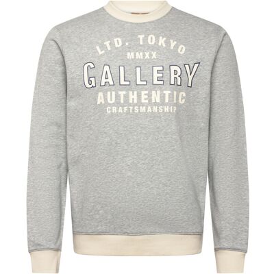 Mos Mosh Gallery Mmgtokio Sweatshirt M GREY MELANGE M Mos Mosh Gallery Mmgtokio Sweatshirt M GREY MELANGE M
