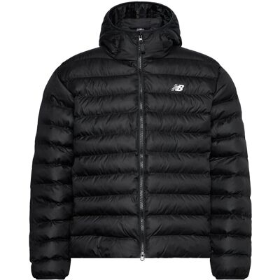 New Balance Sport Essentials Hooded Puffer Jacket L BLACK L New Balance Sport Essentials Hooded Puffer Jacket L BLACK L