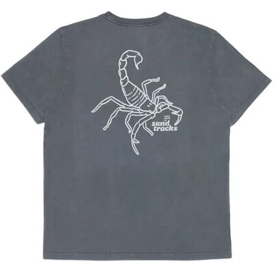 Nudie Jeans Roy Sand Tracks T-Shirt Antracite S ANTRACITE S Nudie Jeans Roy Sand Tracks T-Shirt Antracite S ANTRACITE S