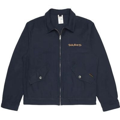 Nudie Jeans Blake Zip Jacket Embroided M NAVY M Nudie Jeans Blake Zip Jacket Embroided M NAVY M