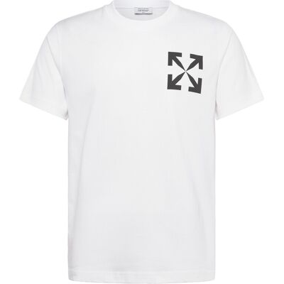 Off-White Single Arrow Slim S/S Tee M WHITE-BLACK M Off-White Single Arrow Slim S/S Tee M WHITE-BLACK M