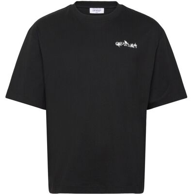 Off-White Flower Arrow Skate S/S Tee XS BLACK-WHITE XS Off-White Flower Arrow Skate S/S Tee XS BLACK-WHITE XS