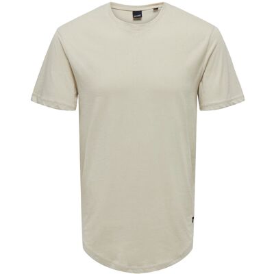 ONLY & SONS Onsmatt Longy Ss Tee Noos XS SILVER LINING XS ONLY & SONS Onsmatt Longy Ss Tee Noos XS SILVER LINING XS