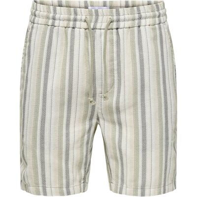 ONLY & SONS Onstrev Life Reg Stru Stripe Shorts Noos L SEAGRASS L ONLY & SONS Onstrev Life Reg Stru Stripe Shorts Noos L SEAGRASS L