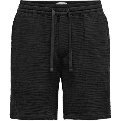 ONLY & SONS Onstel-Pas 0158 Shorts XS JET BLACK XS ONLY & SONS Onstel-Pas 0158 Shorts XS JET BLACK XS