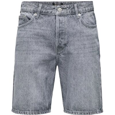 ONLY & SONS Onsedge Mg 2042 Tai Dnm Shorts Noos XS MEDIUM GREY DENIM XS ONLY & SONS Onsedge Mg 2042 Tai Dnm Shorts Noos XS MEDIUM GREY DENIM XS