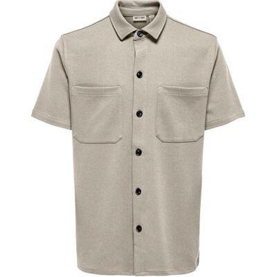 ONLY & SONS Onsnewkodyl Reg Ss Shirt XS SILVER LINING XS ONLY & SONS Onsnewkodyl Reg Ss Shirt XS SILVER LINING XS