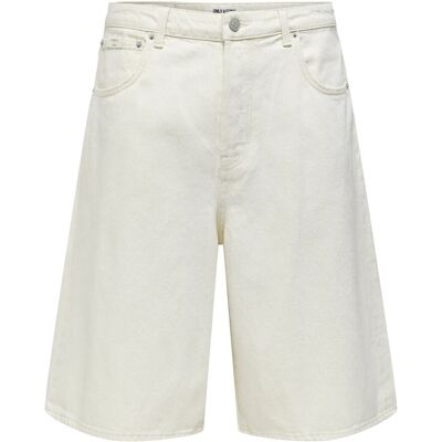 ONLY & SONS Onscarl Balloon Ecru 4145 Pim Dnm Shorts L ECRU L ONLY & SONS Onscarl Balloon Ecru 4145 Pim Dnm Shorts L ECRU L