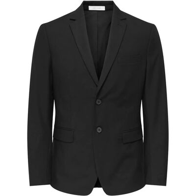 ONLY & SONS Onskyle Sup Slim 550 Blazer Frml Noos 46 BLACK 46 ONLY & SONS Onskyle Sup Slim 550 Blazer Frml Noos 46 BLACK 46