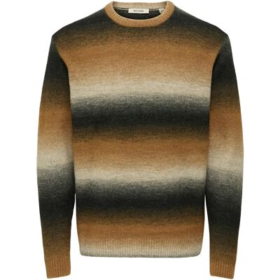 ONLY & SONS Onsbertil Reg Ls Crew Knit S SILVER LINING S ONLY & SONS Onsbertil Reg Ls Crew Knit S SILVER LINING S