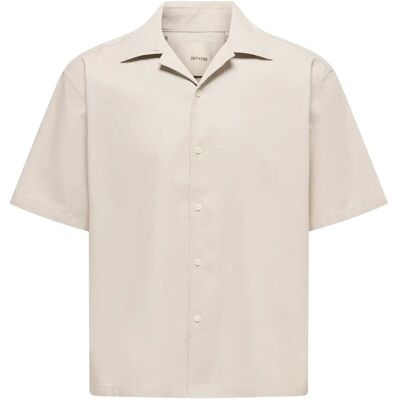 ONLY & SONS Onsreid Reg 0571 Resort Shirt Vd XS SILVER LINING XS ONLY & SONS Onsreid Reg 0571 Resort Shirt Vd XS SILVER LINING XS