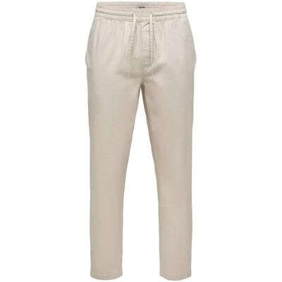 ONLY & SONS Onsreid Linus Tapered 0571 Slub Pant XS SILVER LINING XS ONLY & SONS Onsreid Linus Tapered 0571 Slub Pant XS SILVER LINING XS