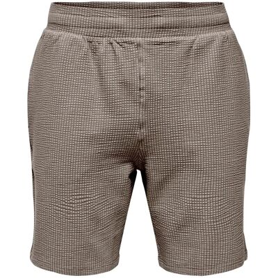 ONLY & SONS Onskian Life Reg Seers. Strp Shorts Vd L COFFEE BEAN L ONLY & SONS Onskian Life Reg Seers. Strp Shorts Vd L COFFEE BEAN L
