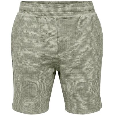 ONLY & SONS Onskian Life Reg Seers. Strp Shorts Vd L OLIVE NIGHT L ONLY & SONS Onskian Life Reg Seers. Strp Shorts Vd L OLIVE NIGHT L