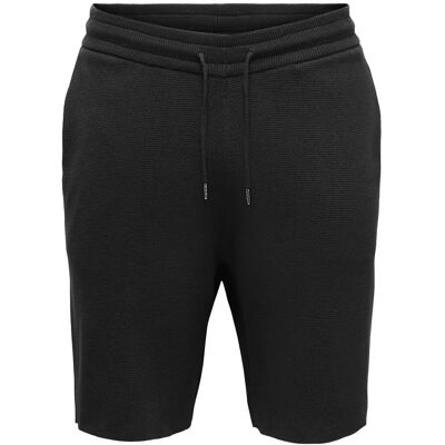 ONLY & SONS Onssilas Reg Shorts Knit L BLACK L ONLY & SONS Onssilas Reg Shorts Knit L BLACK L