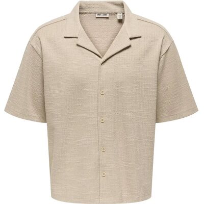 ONLY & SONS Onsandre Rlx Ss Shirt XL SILVER LINING XL ONLY & SONS Onsandre Rlx Ss Shirt XL SILVER LINING XL