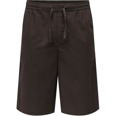 ONLY & SONS Onsdaves Wide Cot Lin 0007 Shorts L COFFEE BEAN L ONLY & SONS Onsdaves Wide Cot Lin 0007 Shorts L COFFEE BEAN L