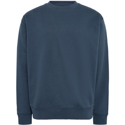 Organic Basics Weekend Boxy Fit Crewneck Sweatshirt L MIDNIGHT BLUE L Organic Basics Weekend Boxy Fit Crewneck Sweatshirt L MIDNIGHT BLUE L