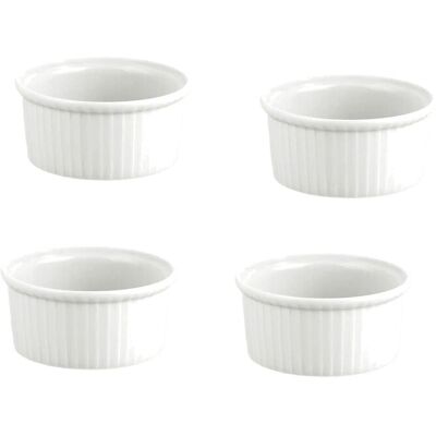 Pillivuyt Ramekin Lav Nr. 1 Serie Originale 4 Stk. 15CL 9X 4CM WHITE 15CL 9X 4CM Pillivuyt Ramekin Lav Nr. 1 Serie Originale 4 Stk. 15CL 9X 4CM WHITE 15CL 9X 4CM