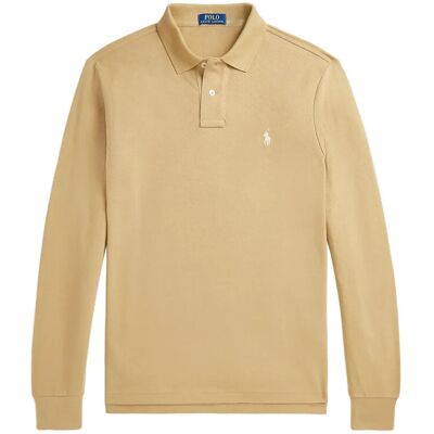 Polo Ralph Lauren Custom Slim Fit Mesh Polo Shirt XXL CAFE TAN/C8176 XXL Polo Ralph Lauren Custom Slim Fit Mesh Polo Shirt XXL CAFE TAN/C8176 XXL