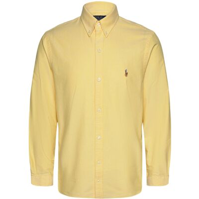 Polo Ralph Lauren Slim Fit Oxford Shirt M YELLOW OXFORD M Polo Ralph Lauren Slim Fit Oxford Shirt M YELLOW OXFORD M