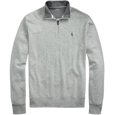 Polo Ralph Lauren Double Knit Jersey-Lsl-Knt L ANDOVER HEATHER/C L Polo Ralph Lauren Double Knit Jersey-Lsl-Knt L ANDOVER HEATHER/C L
