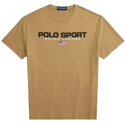 Polo Ralph Lauren Classic Fit Polo Sport Jersey T-Shirt S DESERT KHAKI S Polo Ralph Lauren Classic Fit Polo Sport Jersey T-Shirt S DESERT KHAKI S
