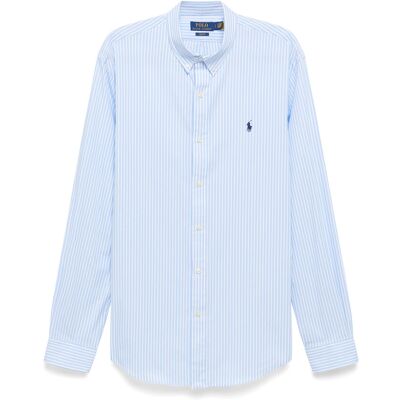 Polo Ralph Lauren Slim Fit Striped Stretch Poplin Shirt XS 6779F AUSTIN BLUE XS Polo Ralph Lauren Slim Fit Striped Stretch Poplin Shirt XS 6779F AUSTIN BLUE XS