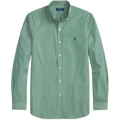 Polo Ralph Lauren Slim Fit Striped Stretch Poplin Shirt XXL 6779K NEW FOREST XXL Polo Ralph Lauren Slim Fit Striped Stretch Poplin Shirt XXL 6779K NEW FOREST XXL