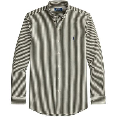 Polo Ralph Lauren Slim Fit Striped Stretch Poplin Shirt L 6779N ARMADILLO/W L Polo Ralph Lauren Slim Fit Striped Stretch Poplin Shirt L 6779N ARMADILLO/W L