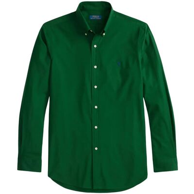 Polo Ralph Lauren Slim Fit Stretch Poplin Shirt L NEW FOREST L Polo Ralph Lauren Slim Fit Stretch Poplin Shirt L NEW FOREST L