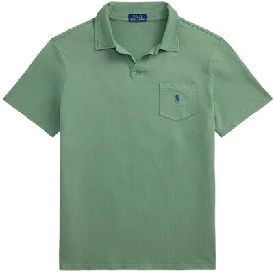 Polo Ralph Lauren Standard Fit Cotton-Linen Polo Shirt S FATIGUE S Polo Ralph Lauren Standard Fit Cotton-Linen Polo Shirt S FATIGUE S