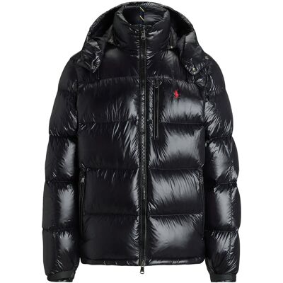 Polo Ralph Lauren The Gorham Glossed Down Jacket L POLO BLACK GLOSSY L Polo Ralph Lauren The Gorham Glossed Down Jacket L POLO BLACK GLOSSY L