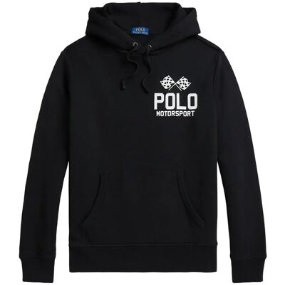 Polo Ralph Lauren Slub Fleece Graphic Hoodie S POLO BLACK S Polo Ralph Lauren Slub Fleece Graphic Hoodie S POLO BLACK S
