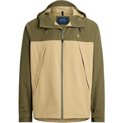 Polo Ralph Lauren Color-Blocked Hooded Jacket XL OUTDOORS OLIVE/VI XL Polo Ralph Lauren Color-Blocked Hooded Jacket XL OUTDOORS OLIVE/VI XL