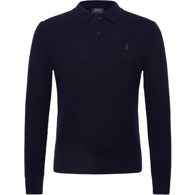 Polo Ralph Lauren Cotton Wool-Lsl-Plo M HUNTER NAVY M Polo Ralph Lauren Cotton Wool-Lsl-Plo M HUNTER NAVY M