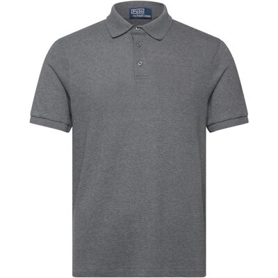 Polo Ralph Lauren Standard Fit Textured Polo Shirt S FORTRESS GREY HEA S Polo Ralph Lauren Standard Fit Textured Polo Shirt S FORTRESS GREY HEA S