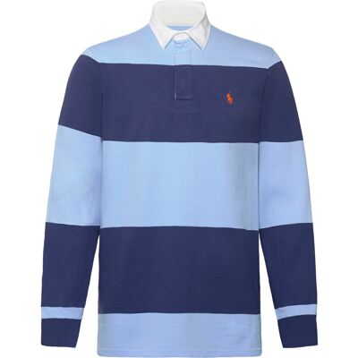 Polo Ralph Lauren The Iconic Rugby Shirt S FRESHWATER/CHATHA S Polo Ralph Lauren The Iconic Rugby Shirt S FRESHWATER/CHATHA S